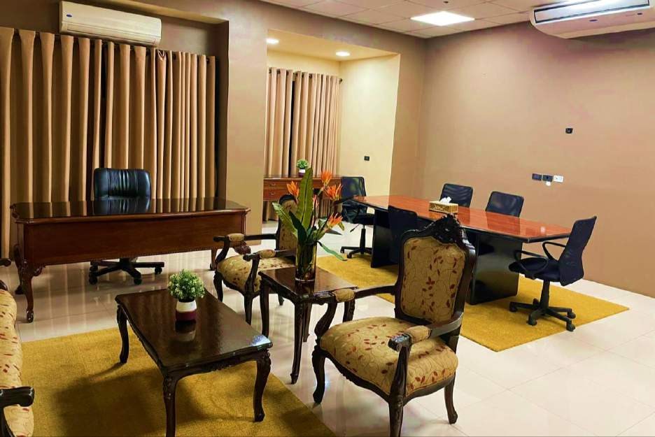 Private meeting room at Al Assal Manpower for confidential employer interviews and client consultations