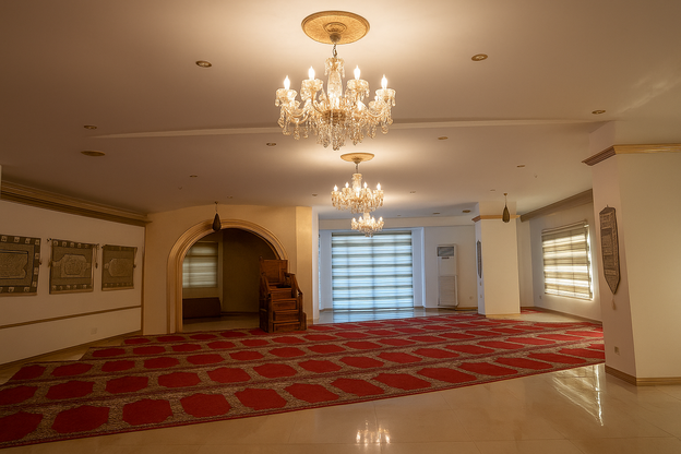 Al Assal Mosque prayer room dedicated for Muslim OFW applicants and staff spiritual needs at recruitment office